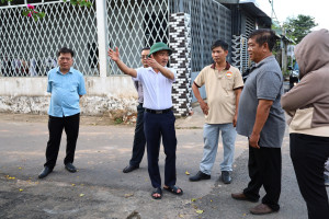 Khảo sát, xử lý các điểm hạ tầng gây ảnh hưởng đời sống người dân