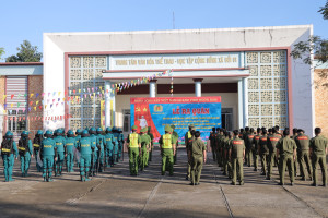 Công an xã An Viễn ra quân cao điểm tấn công trấn áp tội phạm