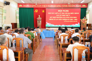 Tiếp xúc cử tri sau kỳ họp thứ 5 ( Kỳ họp thường lệ cuối năm 2025) HĐND xã An Viễn, nhiệm kỳ 2021- 2026