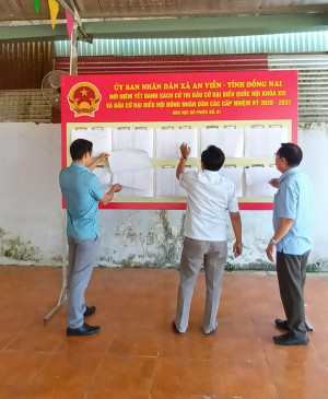 Xã An viễn hoàn thành niêm yết danh sách cử tri bầu cử Đại biểu Quốc hội khóa XVI và bầu cử Đại biểu HĐND các cấp nhiệm kỳ 2026-2031.
