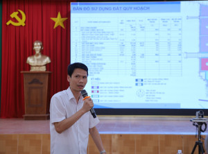 Hội nghị lấy ý kiến tổ chức, cá nhân và cộng đồng dân cư về Hồ sơ quy hoạch phân khu tỷ lệ 1/2000 Khu công nghiệp Bàu Xéo 2, xã An Viễn.