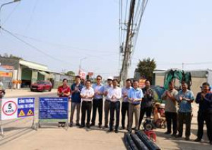 Khởi công dự án hệ thống cấp nước xã An Viễn