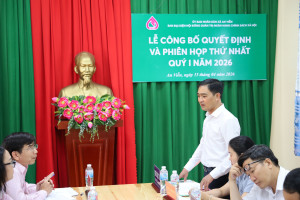 Anh Tần phát biểu kết luận