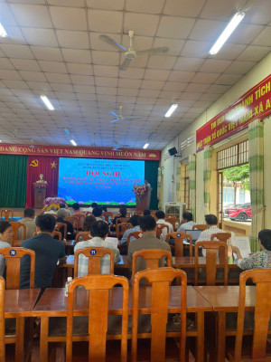 Hội nghị đánh giá kết quả thực hiện 4 tháng đầu năm 2026, triển khai nhiệm vụ 8 tháng cuối năm của Ban Chỉ đạo thực hiện chính sách BHXH, BHYT, BHTN trên địa bàn xã