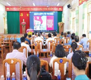 Đảng ủy xã An Viễn tham gia hội nghị trực tuyến quán triệt nghị quyết số 05-NQ/TU và phát động thi đua đặc biệt 500 ngày đêm