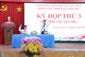 Kỳ họp HĐND xã An Viễn lần thứ III khóa XIII, nhiệm kỳ 2026-2031