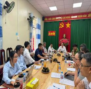 Đoàn kiểm tra Sở Tư pháp làm việc tại xã An Viễn về thực hiện   Nghị định 63/2024/NĐ-CP và công tác hộ tịch