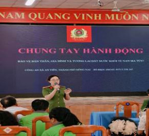 Tuyên truyền hưởng ứng Tháng hành động phòng, chống ma túy