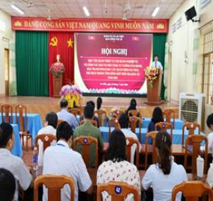 Hội nghị học tập, quán triệt và tập huấn nghiệp vụ bảo vệ nền tảng tư tưởng của Đảng trong tình hình mới