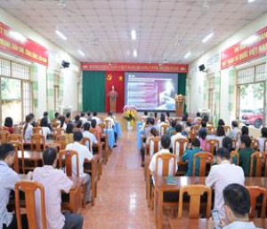 Đảng ủy xã An Viễn dự Hội nghị toàn quốc quán triệt, triển khai thực hiện Nghị quyết Hội nghị Trung ương ba khóa XIV