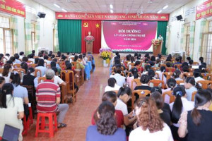 Đảng ủy xã An Viễn tổ chức Lớp Bồi dưỡng lý luận chính trị...