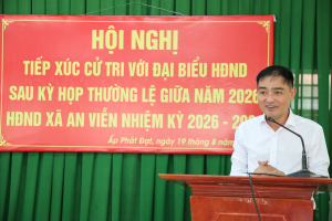Cử tri ấp Phát Đạt kiến nghị nhiều vấn đề dân sinh tại Hội nghị tiếp xúc cử tri
