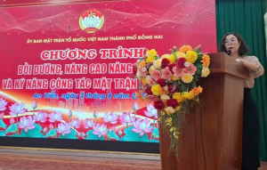 Bồi dưỡng, nâng cao năng lực số và kỹ năng công tác Mặt trận
