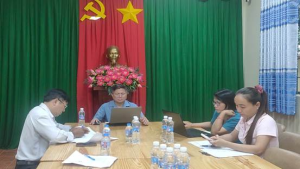 An Viễn tham dự hội nghị trực tuyến về làm sạch, chuẩn hóa dữ liệu tiêm chủng