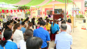 Phường Bảo Vinh diễn tập tổ chức khai mạc và quy trình bầu cử