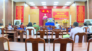 Phường Bảo Vinh dự hội nghị trực tuyến toàn quốc tập huấn một số nội dung về phần mềm phục vụ công tác bầu cử