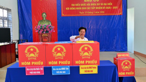 Phường Bảo Vinh 100% cử tri tham gia bầu cử