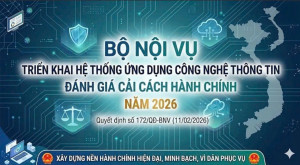 TRIỂN KHAI ỨNG DỤNG CÔNG NGHỆ THÔNG TIN ĐÁNH GIÁ CẢI CÁCH HÀNH CHÍNH NĂM 2026