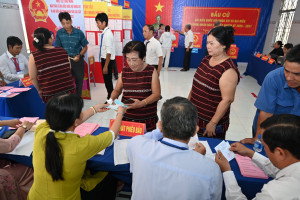 Phường Bảo Vinh quyết tâm hoàn thành tốt cuộc bầu cử