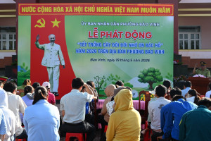 Phường Bảo Vinh tổ chức Lễ phát động “Tết trồng cây đời đời nhớ ơn Bác Hồ” năm 2026