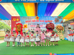 Trường Mầm non Ánh Dương tổ chức tổng kết năm học 2025 – 2026 và Ngày hội “Bé vào hè”