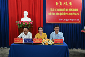 Tổ đại biểu số 05 HĐND phường Bảo Vinh tiếp xúc cử tri khu phố Ruộng Lớn
