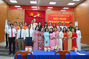 Phường Bảo Vinh công bố quyết định về công tác cán bộ Trạm Y tế