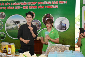Livestream quảng bá nông sản tại Tuần lễ tôn vinh “Trái cây và sản phẩm OCOP” phường Bảo Vinh năm 2026
