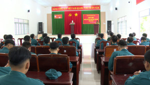 PHƯỜNG BẢO VINH KHAI MẠC LỚP HUẤN LUYỆN QUÂN SỰ, GIÁO DỤC CHÍNH TRỊ CHO LỰC LƯỢNG DÂN QUÂN NĂM NHẤT NĂM 2026