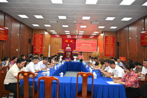 PHƯỜNG BẢO VINH TỔ CHỨC HỘI NGHỊ BÀN GIAO CHỨC NĂNG, NHIỆM VỤ THAM MƯU VỀ CÔNG TÁC DÂN VẬN