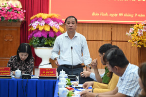 ĐẢNG ỦY PHƯỜNG BẢO VINH TỔ CHỨC HỘI NGHỊ GIAO BAN  CẤP ỦY...