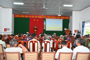 THÀNH LẬP TỔ HỘI NÔNG DÂN NGHỀ NGHIỆP TRỒNG LÚA TẠI KHU PHỐ 2