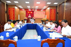 ĐẢNG ỦY PHƯỜNG BẢO VINH GIÁM SÁT CHUYÊN ĐỀ ĐỐI VỚI ĐẢNG BỘ UBND PHƯỜNG