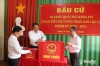Phó Chủ tịch UBND tỉnh Lê Trường Sơn kiểm tra công tác bầu cử tại 6 xã