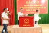 Phó Chủ tịch Thường trực Ủy ban MTTQ Việt Nam tỉnh Hà Anh Dũng dự lễ khai mạc bầu cử tại xã Lộc Ninh