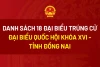 [Infographic] Danh sách chính thức 18 đại biểu trúng cử đại...