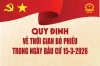 [Infographic] Bỏ phiếu trong khung thời gian nào là đúng quy định?