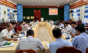 Bàu Hàm họp Ban chấp hành Đảng bộ xã