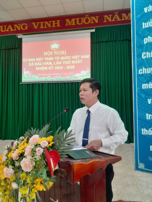 Bàu Hàm tổ chức Hội nghị lần thứ nhất Ủy ban MTTQ Việt Nam xã, nhiệm kỳ 2025–2030