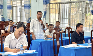 Gặp gỡ nông dân trồng chuối để xây dựng chuỗi liên kết