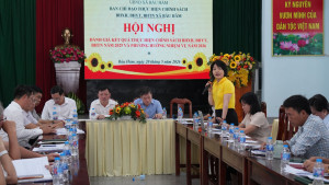 Xã Bàu Hàm: Hội nghị đánh giá kết quả thực hiện chính sách Bảo hiểm xã hội, Bảo hiểm y tế và Bảo hiểm thất nghiệp