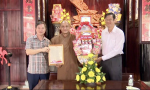 LÃNH ĐẠO XÃ BÀU HÀM THAM HỎI, CHÚC MỪNG CÁC CƠ SỞ PHẬT GIÁO NHÂN DỊP ĐẠI LỄ PHẬT ĐẢN NĂM 2026 – PHẬT LỊCH 2570