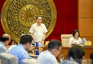 Chủ tịch Quốc hội Trần Thanh Mẫn làm việc với Thường trực Ủy ban Văn hóa và Xã hội