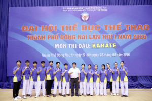 ĐỘI TUYỂN KARATE XÃ BÀU HÀM XUẤT SẮC ĐẠT THÀNH TÍCH CAO TRONG NGÀY THI ĐẤU ĐẦU TIÊN TẠI ĐẠI HỘI TDTT THÀNH PHỐ