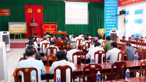 ĐẢNG ỦY XÃ BÀU HÀM THAM DỰ HỘI NGHỊ TOÀN QUỐC SƠ KẾT 1 NĂM VẬN HÀNH CHÍNH QUYỀN 3 CẤP