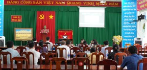 Đảng ủy xã Bàu Hàm dự Hội nghị trực tuyến tập huấn xây dựng cơ sở dữ liệu vị trí việc làm gắn với xây dựng phương án giao biên chế giai đoạn 2027-2031