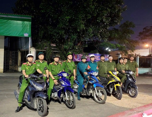 Tổ công tác 161 – Công an phường Biên Hòa tăng cường tuần tra, kiểm soát, đảm bảo an ninh trật tự dịp Tết Nguyên đán