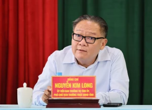 Ông Nguyễn Kim Long, Ủy viên Ban Thường vụ Tỉnh ủy, Phó chủ tịch Thường trực UBND tỉnh Đồng Nai