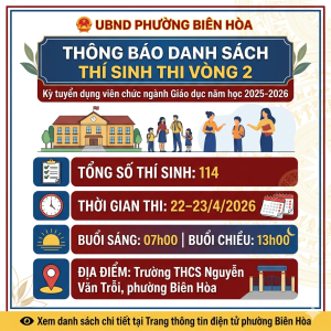 Tuyển dụng viên chức vòng 2