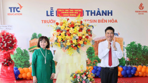 ĐỒNG CHÍ BÍ THƯ ĐẢNG ỦY PHƯỜNG BIÊN HÒA DỰ LỄ KHÁNH THÀNH TRƯỜNG YERSIN BIÊN HÒA – DẤU MỐC PHÁT TRIỂN GIÁO DỤC ĐỊA PHƯƠNG